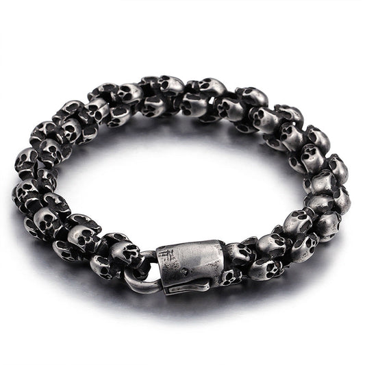 Skull Totem Bracelet - Creepy Goth