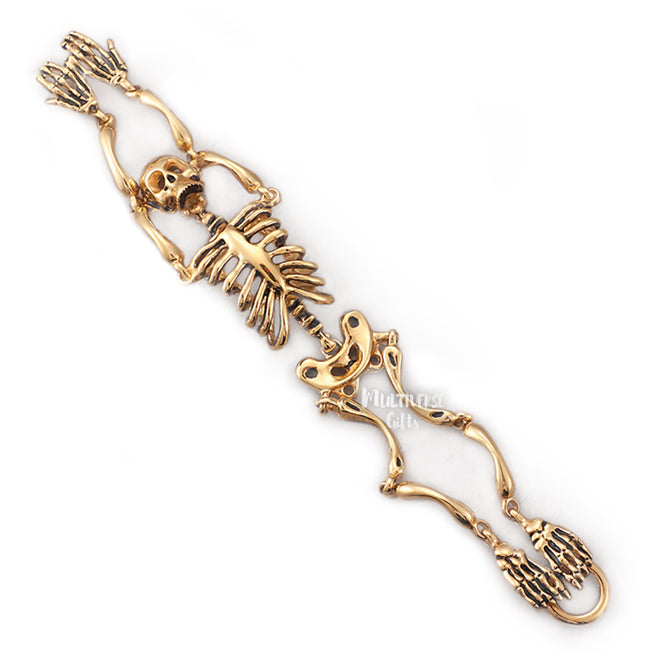 Astral Bones Skeleton Bracelet - Creepy Goth
