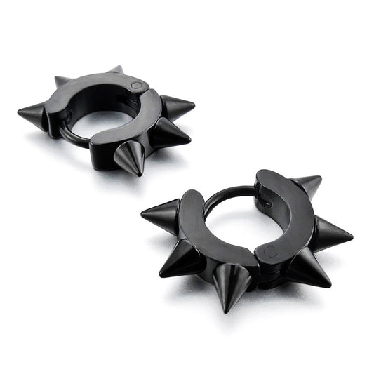 Spiked Earrings - Creepy Goth
