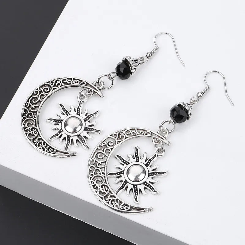 Gothic Moon Earrings - primary lifestyle photo