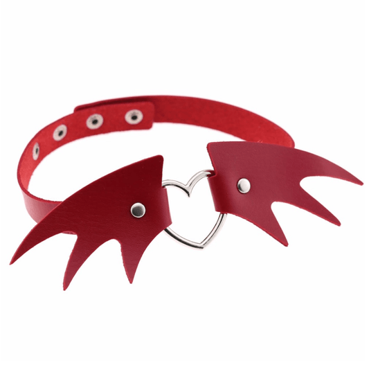 Heart Gothic Choker - Creepy Goth