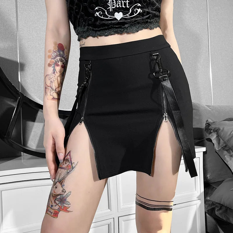 Black Dual-Zip Mini Harness