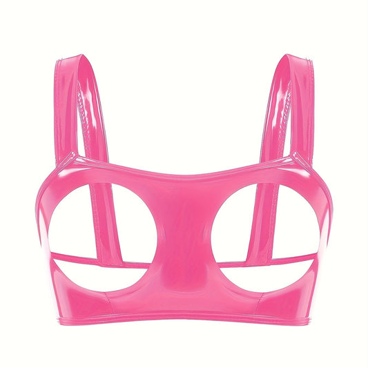 Glossy Latex Bra - Creepy Goth