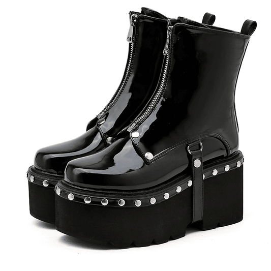 Devil Dream Round Toe Boots