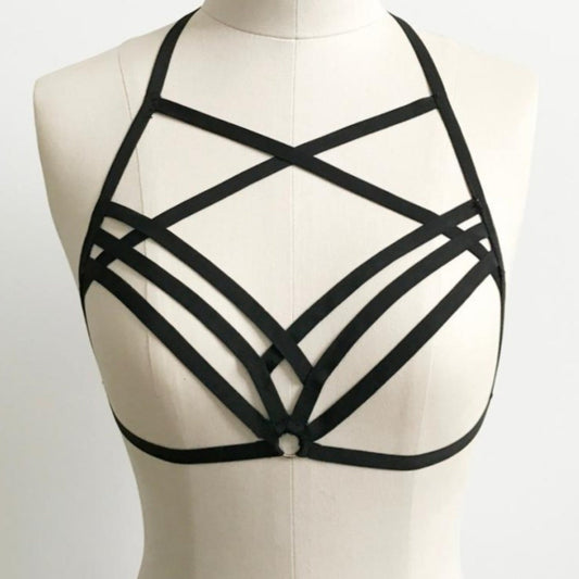 Cross Cage Bra Harness