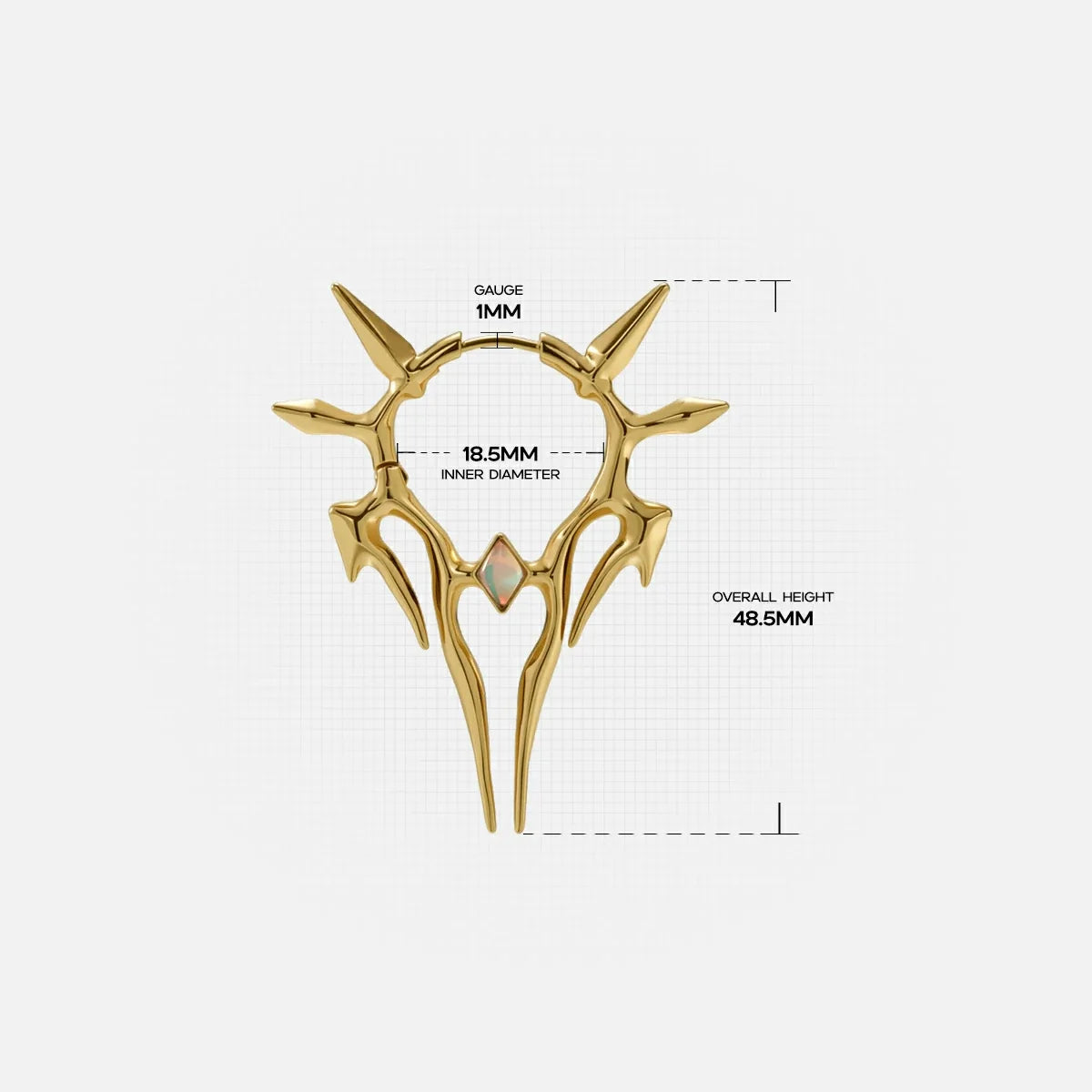 SOLAR GUARDIAN EARRINGS