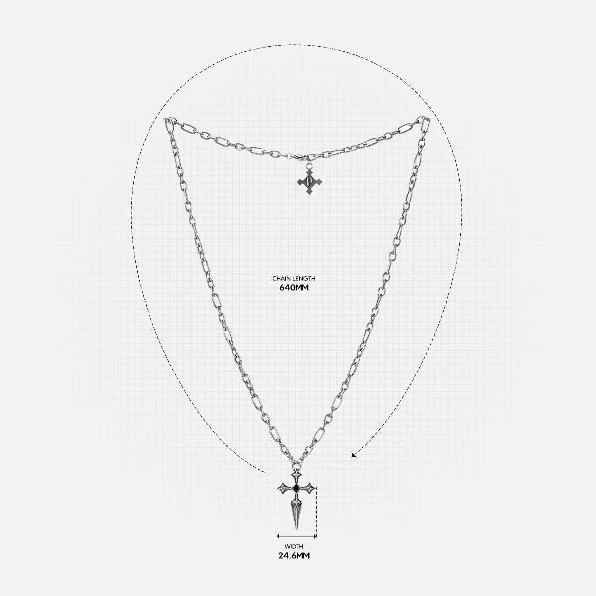 VESPER BLADE NECKLACE