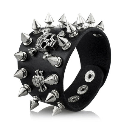 Dark Skull Cuff Bracelet
