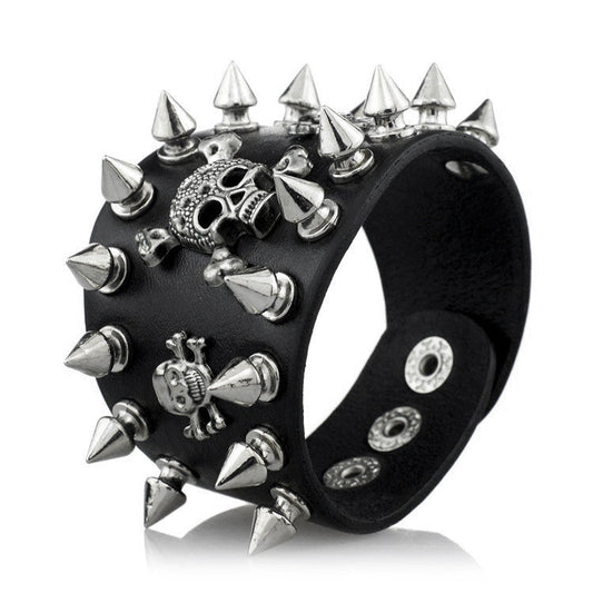 Dark Skull Cuff Bracelet