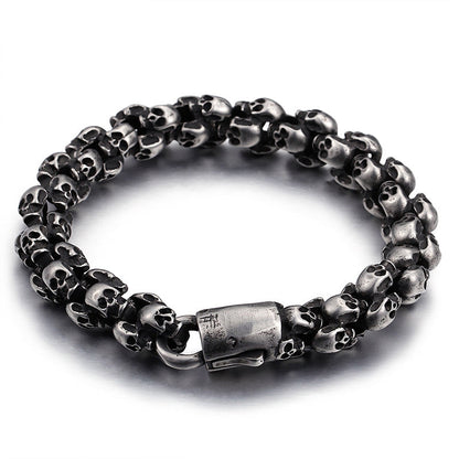 Skull Totem Bracelet - Creepy Goth
