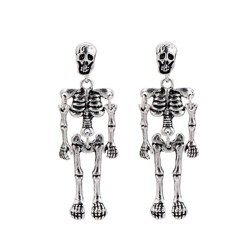 Skeleton Earrings - Creepy Goth