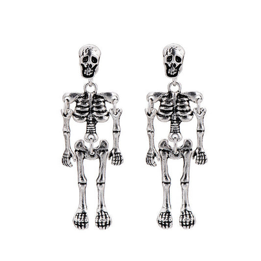 Skeleton Earrings - Creepy Goth