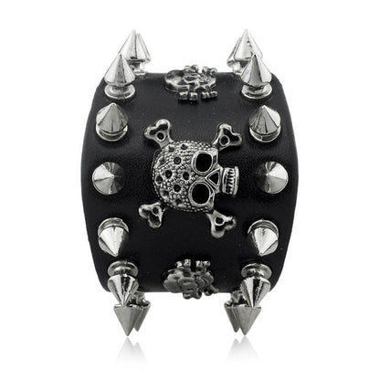 Dark Skull Cuff Bracelet