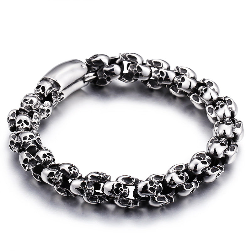 Skull Totem Bracelet - Creepy Goth