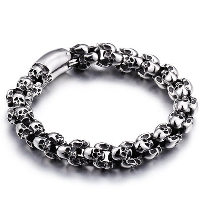 Skull Totem Bracelet - Creepy Goth