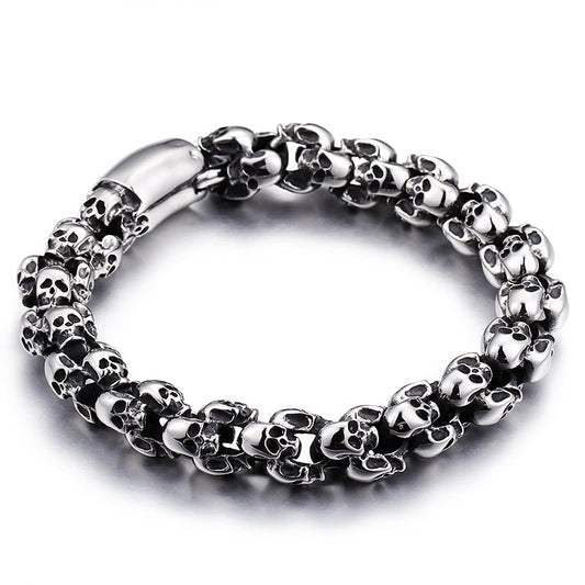 Skull Totem Bracelet - Creepy Goth