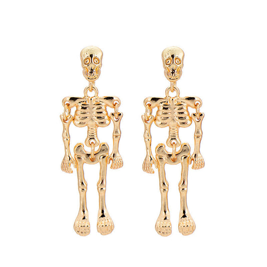 Skeleton Earrings - Creepy Goth