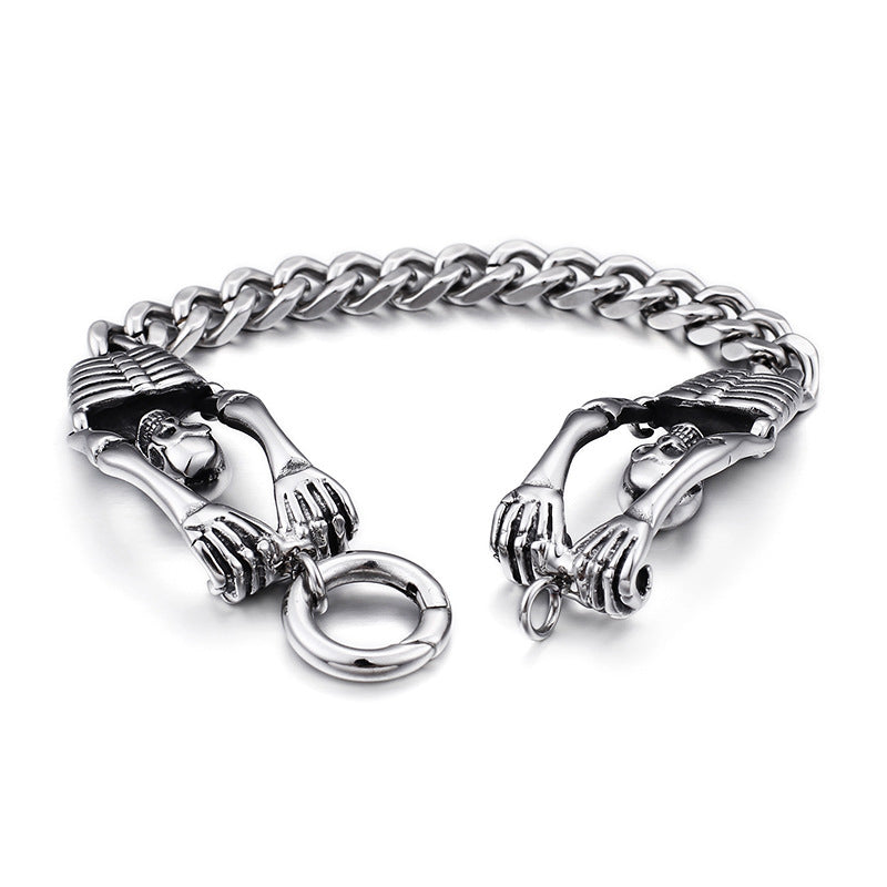 Linked Skeleton Bracelet