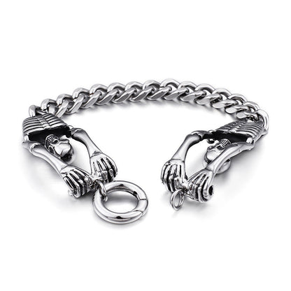Linked Skeleton Bracelet