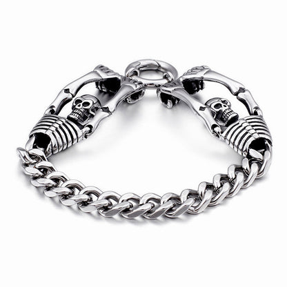 Linked Skeleton Bracelet