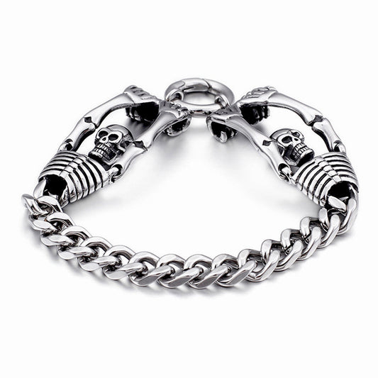 Linked Skeleton Bracelet