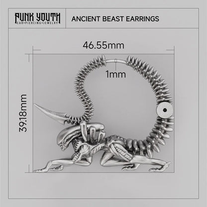 XENOMORPH ALIEN EARRINGS