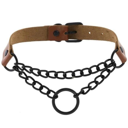 Lady Punk Chain Choker - Creepy Goth