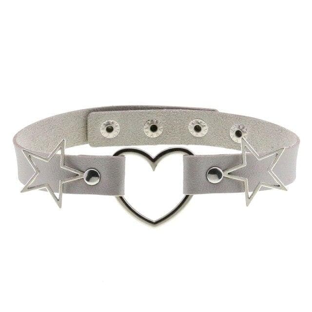 Cosmic Love Gothic Choker Necklace - Creepy Goth