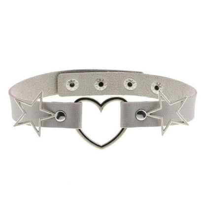 Cosmic Love Gothic Choker Necklace - Creepy Goth