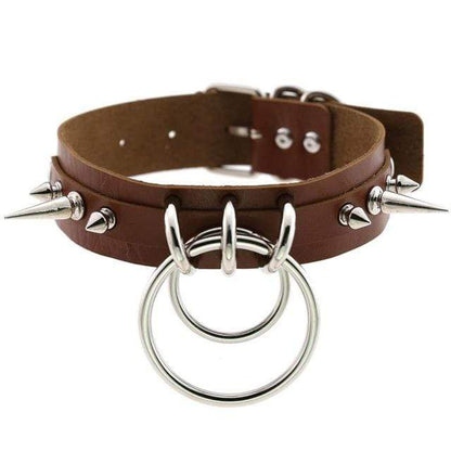Refined Gothmetal Choker - Creepy Goth