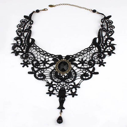 Forbidden Love Sexy Beaded Choker - Creepy Goth