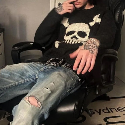 Skull Black Sweater