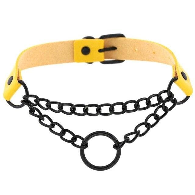 Lady Punk Chain Choker - Creepy Goth