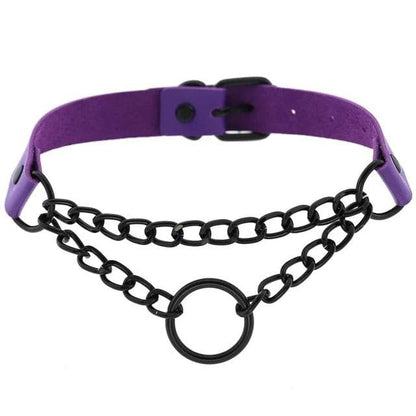 Lady Punk Chain Choker - Creepy Goth