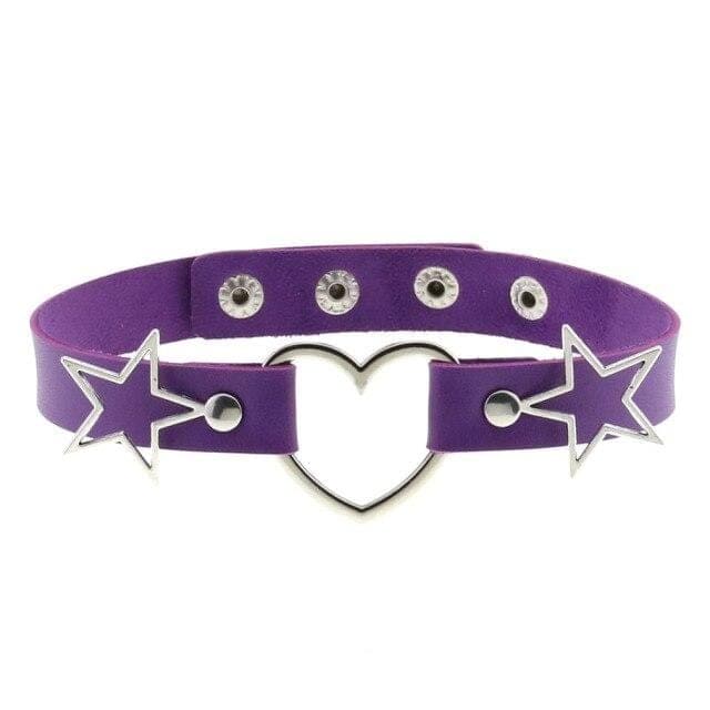 Cosmic Love Gothic Choker Necklace - Creepy Goth