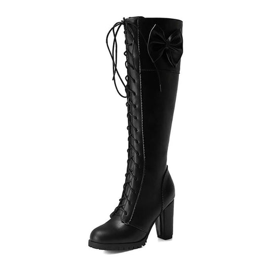 Valentina Goth Winter Boots - Creepy Goth