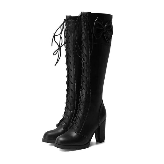 Valentina Goth Winter Boots - Creepy Goth