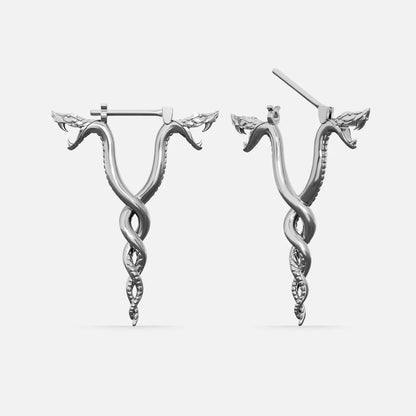 DUAL SERPENT EARRINGS