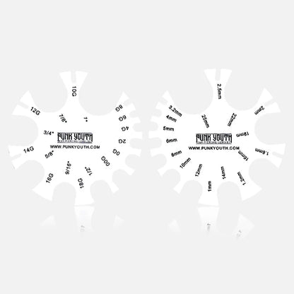 1PCS Ear Stretching & Piercing Balm + 1PCS Size Measure Tool