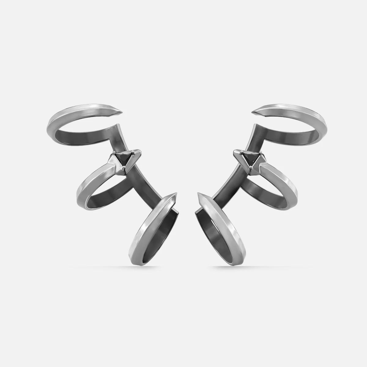 TWIN FANG EAR CUFFS