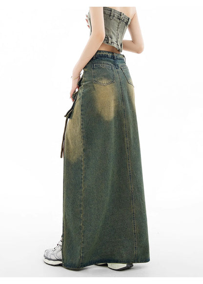 Denim Vintage Skirt