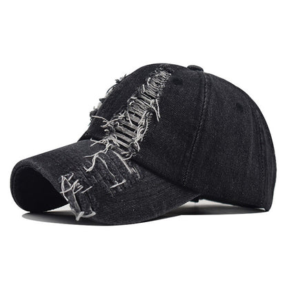 Men's Worn Cap - front studio view (1 of 5)