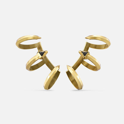 TWIN FANG EAR CUFFS