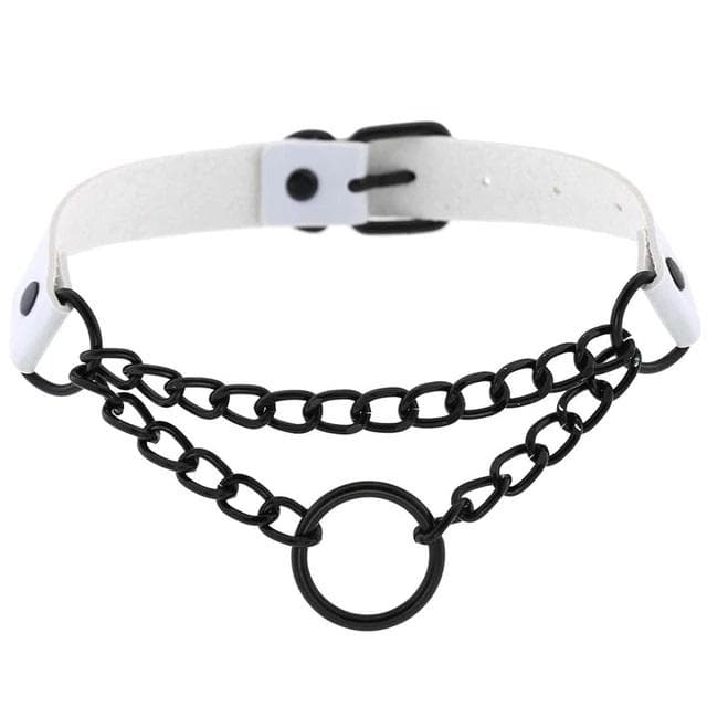 Lady Punk Chain Choker - Creepy Goth