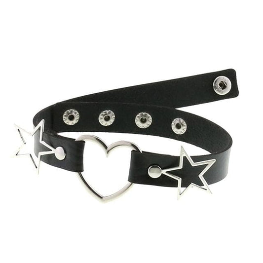 Cosmic Love Gothic Choker Necklace - Creepy Goth