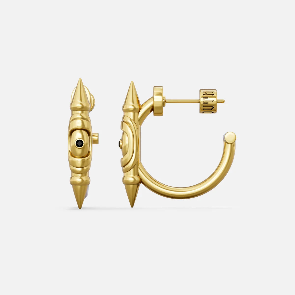 LAMINAR AXIS SPIKE EARRINGS
