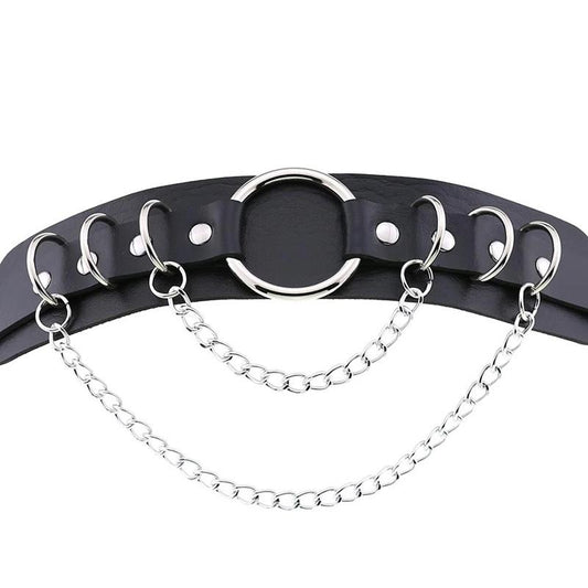 Lawbreaker Punk Leather Choker