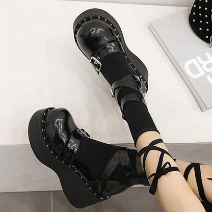 Black Eve Mary Jane Shoes