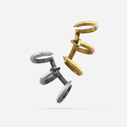TWIN FANG EAR CUFFS