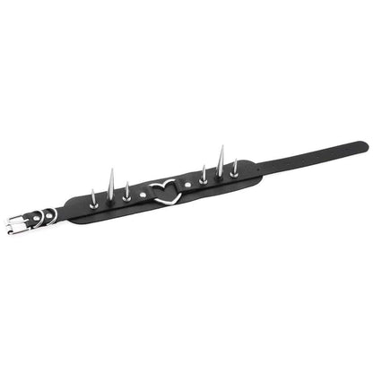 Long Spike Heart Choker